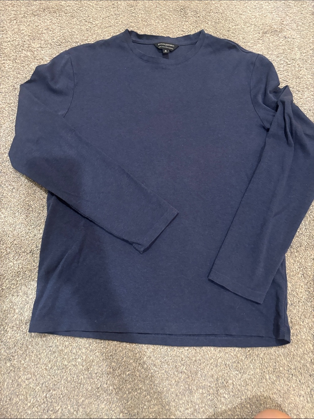 Banana Republic Men's Navy Crewneck Sweater